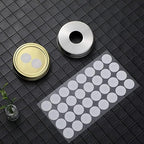 Zonon 256 Pieces Synthetic Filter Paper Stickers 20 mm 0.3 ?m Synthetic Filter Disc Tape Mushroom Applied Under Wide Mouth Mason Jar for Mushroom Cultivation