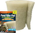 Aquatic Experts Beige COARSE Pond Filter Pad - 1.25 inch Thick - Bulk Roll Water Garden Filter Pond Media - Made in USA, (1.25 inch by 14 inch by 56 inch)