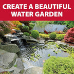 The Pond Guy AllClear Ecosystem Kit – Complete DIY Fishpond with Liner, Pump, UV Filter & Waterfall (1,000-2,000 Gallons) 8' x 11'
