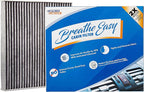 Spearhead Odor Defense Breathe Easy Cabin Filter | Fits 06-07 Azera, 07-09 Santa Fe, 06-09 Sonata, 22-25 Carnival, 07-10 Optima Like OEM | Up to 25% Longer Lasting w/Activated Carbon (BE-381)