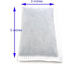 4 Pack Activated Charcoal Odor Absorbing Filter Refill Deodorizer Compatible with iTouchless Trash Cans 8 Gallon and Larger