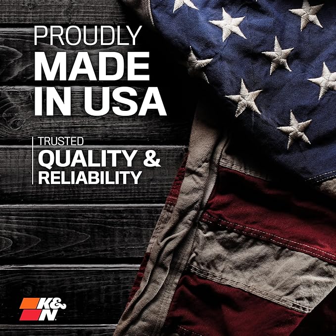 K&N High-Flow Original Lifetime Engine Air Filter: High Performance, Premium, Washable, Replacement Filter: Compatible with 2021 Ford Bronco, E-0634