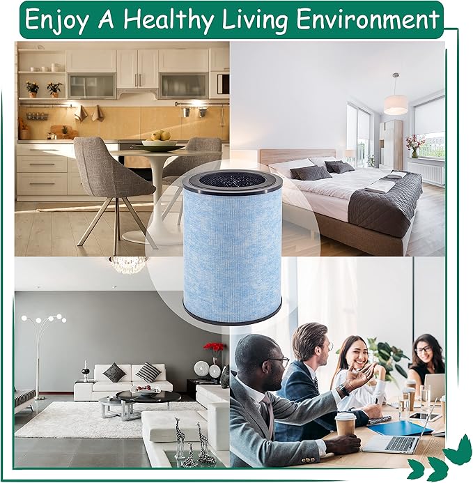 AP300 Filter Replacement, Compatible with Instant® AP300 Air Purifier, H13 Grade True HEPA and Activated Carbon Filters, Compare to F300 Filter,2 Pack