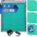14x24x1 Polarized Media Electronic Air Filter - High Air Flow - Homeowner Installed - 1-Yr Supply of Replacement Pads - Simply Replace Your Current AC/Furnace Air Filter and PLUG IT IN!