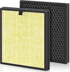AP303 AP304 Replacement Filters, Compatible with DAYETTE ＆ FRESHDEW Air Purifier AP303/AP304, H14 HEPA Filter with Activated Carbon, 2 Pack (Pet Filter)