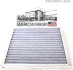 12x12x1 | Trophy Air | Merv 8 | Washable Furnace Filter | Lifetime HVAC & Furnace Air Filter | Washable Electrostatic | High Dust Holding Capacity | Premium Quality Aluminum