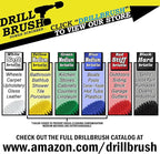 BBQ Grill and Smoker Cleaning Supplies - Nylon Grill Brush for Drill Set with Extension - Household Cleaning Electric Spin Scrubber - Industrial Cleaning Tools - Alternative to Wire Brush for Drill
