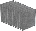 PATIKIL 120mm Filter Foam Sponges, 10 Pack Sponge Sheet Replacement Media Pad for Computer, Ventilator, Fan, Black