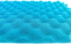 Wave Point Aquarium Bio Sponge Foam Filter Media Pad Cut-to-fit for Fish Tank Sump Pond 17" x 11" x 1/2" to 1" (2 Sets (6 PCS))