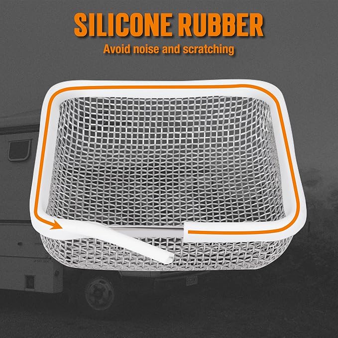 TONDA RV Furnace Vent Screen, Bug Screens Heater Vent Cover for Camper with Installation Tool and Silicone Rubber, Square