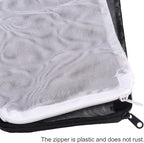 DEPEPE 10pcs 7.8 x 5.9 Inch Aquarium Filter Media Bags with Zipper for Activated Carbon, Biospheres, Ceramic Rings