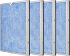MSA3/MSA3S Filter Replacement, Compatible with Membrane Solutions MSA3 and MSA3S Smart Air Purifier, 【Upgraded】3-in-1 H13 True HEPA Filter, 4 Pack