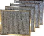 Filter Everything Replacement Aluminum Filters Compatible With nVent, Pentair, Hoffman, McLean 10100091, 10100091sp, 10-1000-91, 10 1000 91, 10100091h, 89057626-6 x 7 x 3/8-4-Pack
